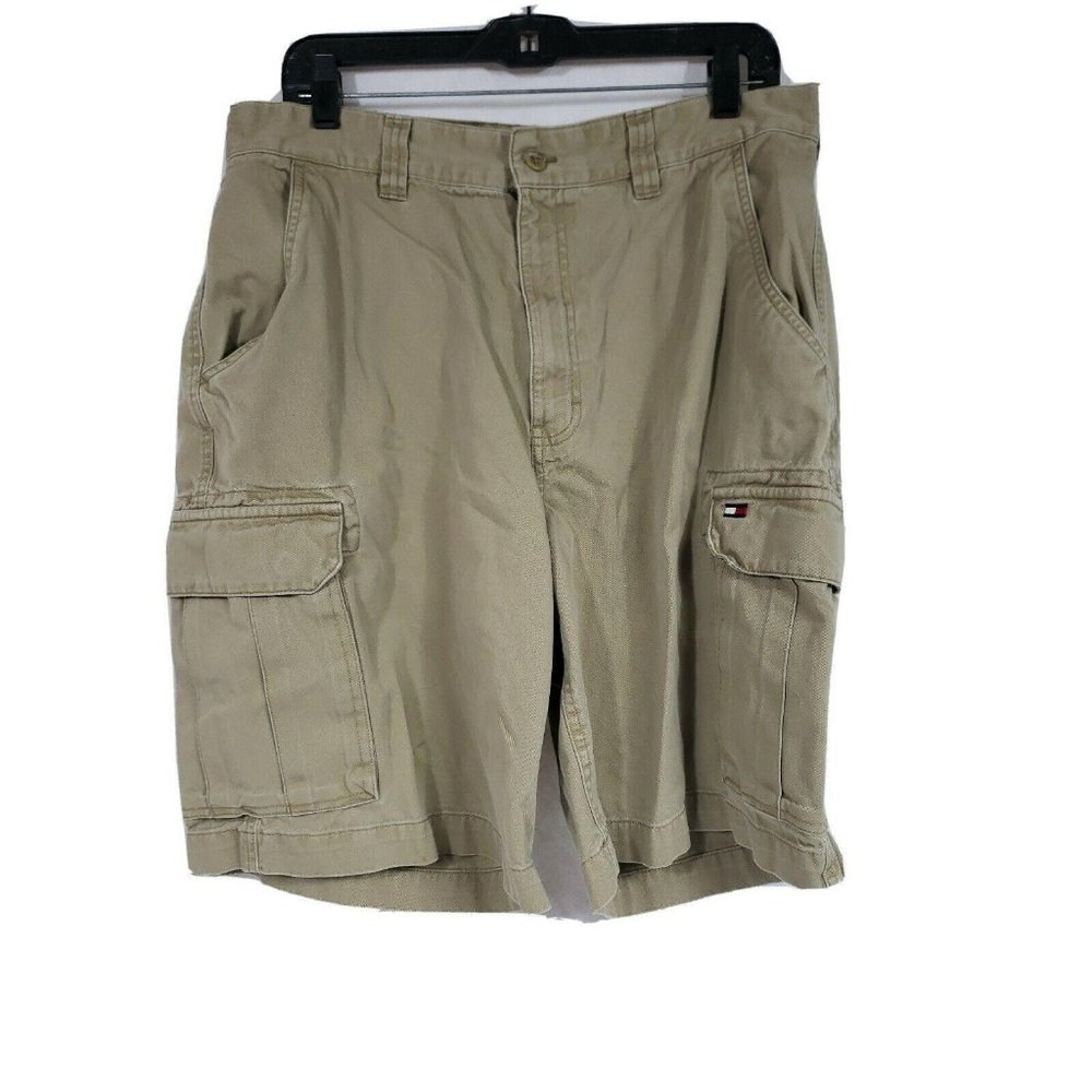 Tommy Hilfiger Mens Size 35 Shorts beige Classic F